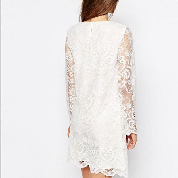NWT French Connection Nebraska Lace Tunic Dress ❤️ - Picture 4 of 8